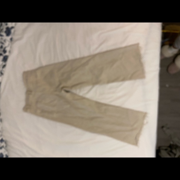 Tan marine wide leg pants - Picture 2 of 4